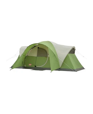 Coleman 8-Person Montana Cabin Camping Tent with Hinged Door, Green