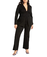 Eloquii Plus Size Flare Leg Trouser