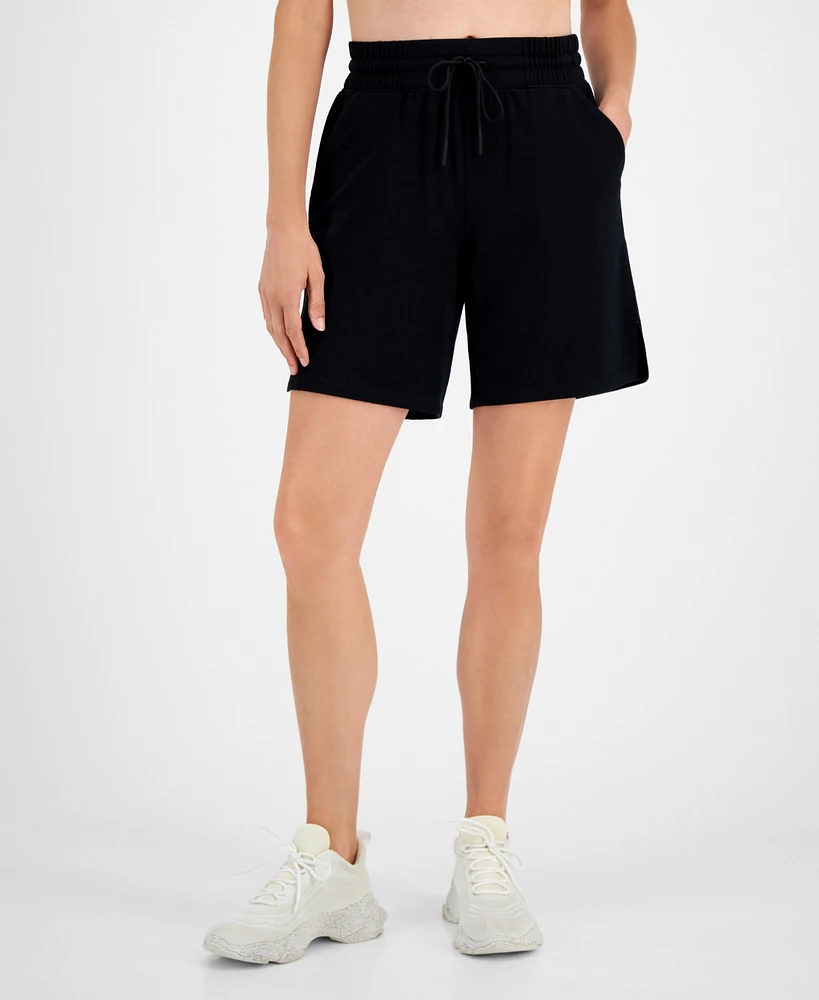 Id Ideology Women's Drawstring Relaxed Shorts Created for Macy's