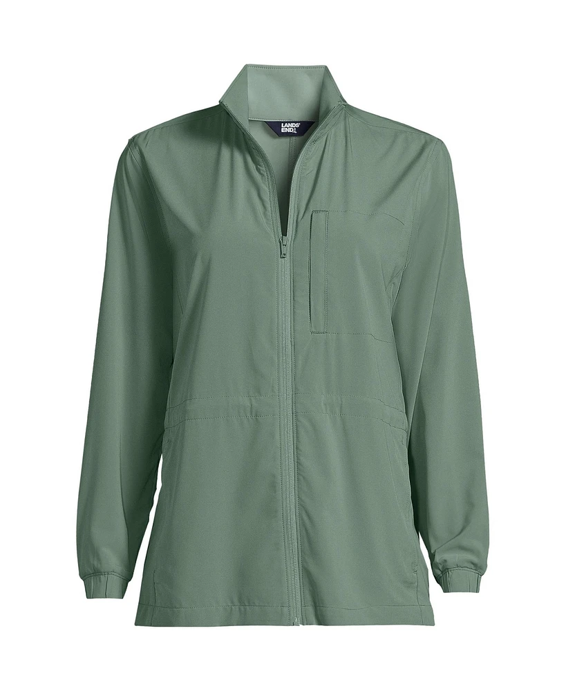 Lands' End Women's Performance Packable Full Zip Shirt