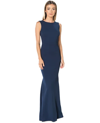 Dress the Population Women's Leighton V-Back Gown