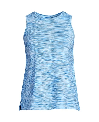 Lands' End Women's Plus Moisture Wicking Upf Sun Tank Top