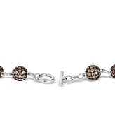 Le Vian Chocolate Diamond Round Cluster Toggle Bracelet (11