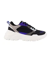 Dkny Men's Mixed Media Runner on a Lightweight Sole Sneakers