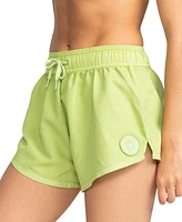 Roxy Juniors' No Bad Waves Drawstring Swim Shorts