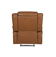 Recliner With Bustle Back And Padded Arms