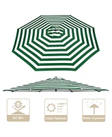 Ft Patio Umbrella Replacement Canopy Market Table Top Sunshade Cover Garden