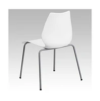 Multipurpose Home Office Stack Chair With Lumbar Support