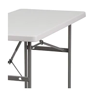 Emma+Oliver 4-Foot Plastic Folding Table