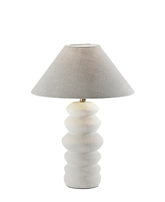 Adesso 25" Matte Ceramic Marcey Table Lamp