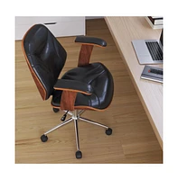 Merrick Lane Frederick Mid-Back Ergonomic Office Chair Executive Swivel Bentwood Frame Desk Chair