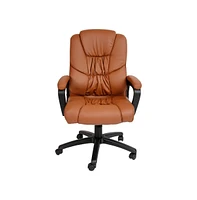 Emma+Oliver Big & Tall 400 Lb. Rated Leathersoft Office Chair - Desk