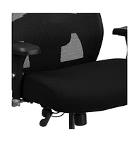 Emma+Oliver 24/7 Intensive Use Big & Tall 500 Lb. Rated Mesh Executive Swivel Ergonomic Office Chair With Ratchet Back