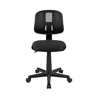 Emma+Oliver Mid-Back Mesh Swivel Task Office Chair With Pivot Back