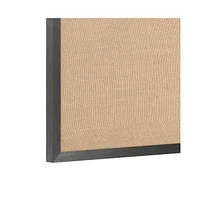 Clarey Linen Display Board With Wooden Frame And Push Pins