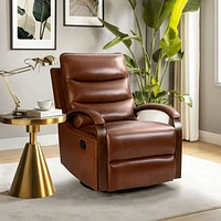 Abraham Wooden Arm Manual Recliner