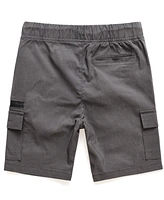 Ring of Fire Big Boys Harlow Stretch Tech Fabric Pull-On Cargo Shorts with Moto Detailing