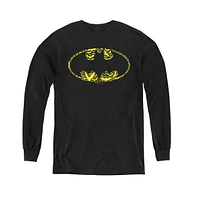 Batman Boys Youth Bats On Long Sleeve Sweatshirts