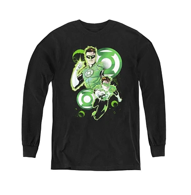 Justice League Boys of America Youth Gl Action Long Sleeve Sweatshirts