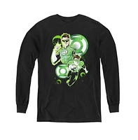Justice League Boys of America Youth Gl Action Long Sleeve Sweatshirts