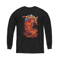 Justice League Boys of America Youth Tornado Cloud Long Sleeve Sweatshirts