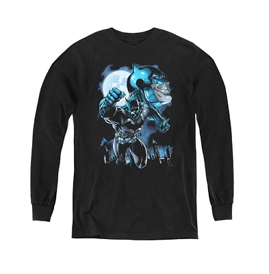 Batman Boys Youth Moonlight Bat Long Sleeve Sweatshirts