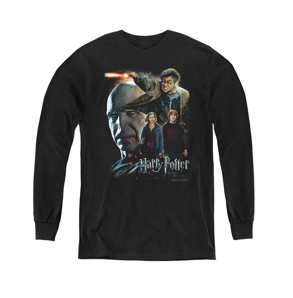 Harry Potter Boys Youth Final Fight Long Sleeve Sweatshirts