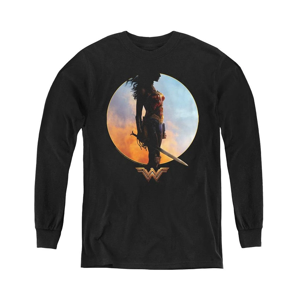 Wonder Woman Boys Movie Youth Wisdom And Long Sleeve Sweatshirts