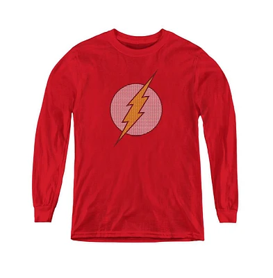 Flash Boys Dc Youth Comics Logos Long Sleeve Sweatshirts