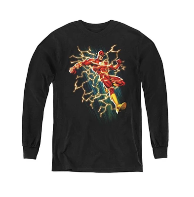 Justice League Boys of America Youth Electric Death Long Sleeve Sweatshirts