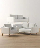 Aurelia Boucle Fabric Sofa Collection