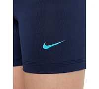 Nike Big Girls Pro Dri-fit Logo-Waistband Shorts