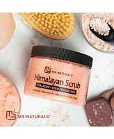 M3 Naturals Himalayan Salt Body Scrub Infused with Collagen and Stem Cell Natural Exfoliating Salt Scrub