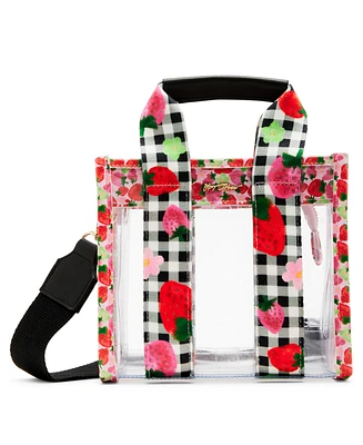 Betsey Johnson Berry Clear Mini Tote