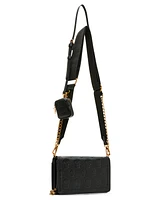 Betsey Johnson Skull Boss Wallet On A Chain