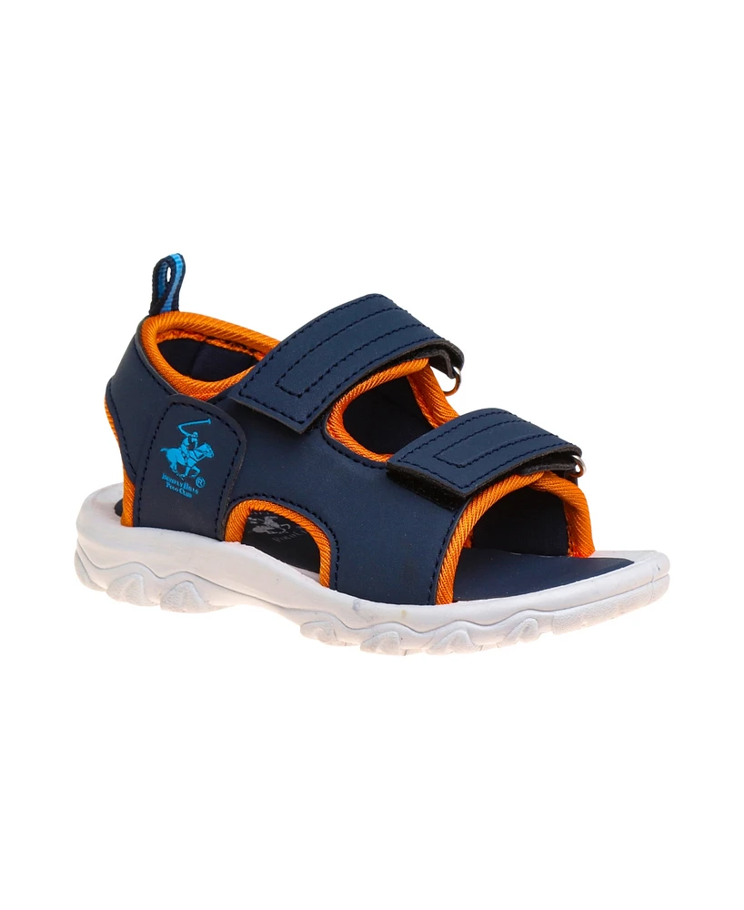 Beverly Hills Polo Club Little Boys Double Strap Sports Sandals