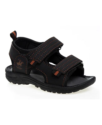 Beverly Hills Polo Club Toddler Double Strap Sports Sandals