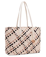 Anne Klein Woven Tote with Pouch