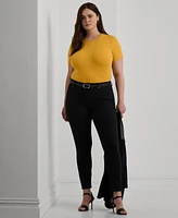 Lauren Ralph Lauren Plus Size Short-Sleeve Knit Tee