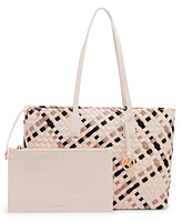 Anne Klein Woven Tote with Pouch