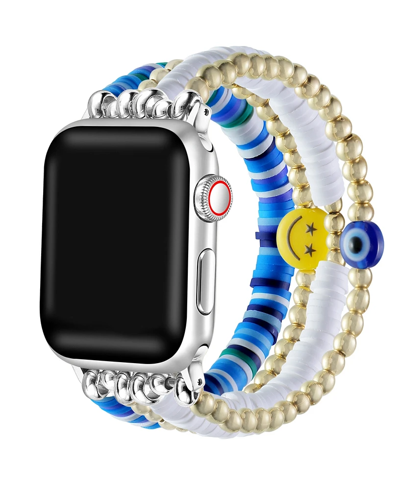 Posh Tech Unisex Bestie Beaded Band for Apple Watch Size-42mm,44mm,45mm,49mm