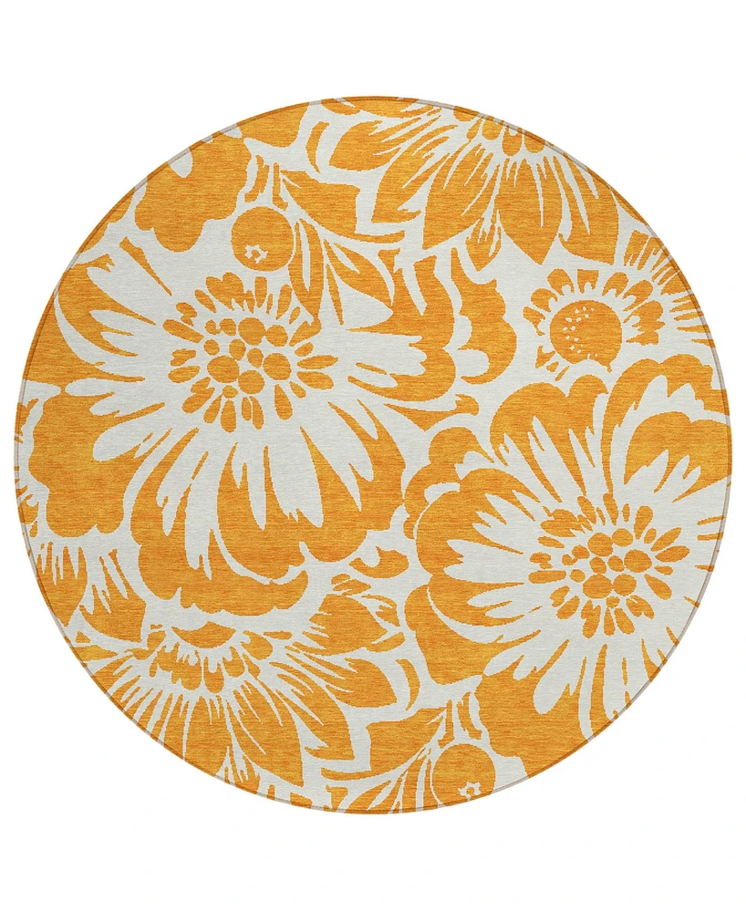 Addison Chantille Machine Washable ACN551 8'x8' Round Area Rug