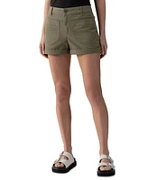 Sanctuary Women's Marine High Rise Rolled-Cuff Shorts