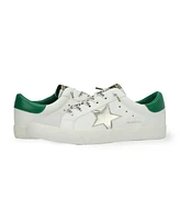 Grande - White Gold Green Pop Women's's Sneaker by