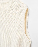 Mango Women's Chunky-Knit Vest