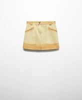 Mango Women's Denim Mini-Skirt