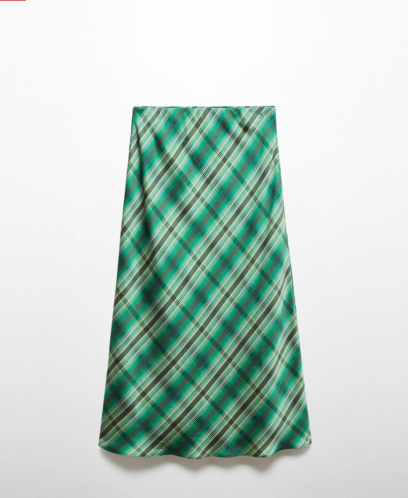 Mango Women's Printed Midi Skirt