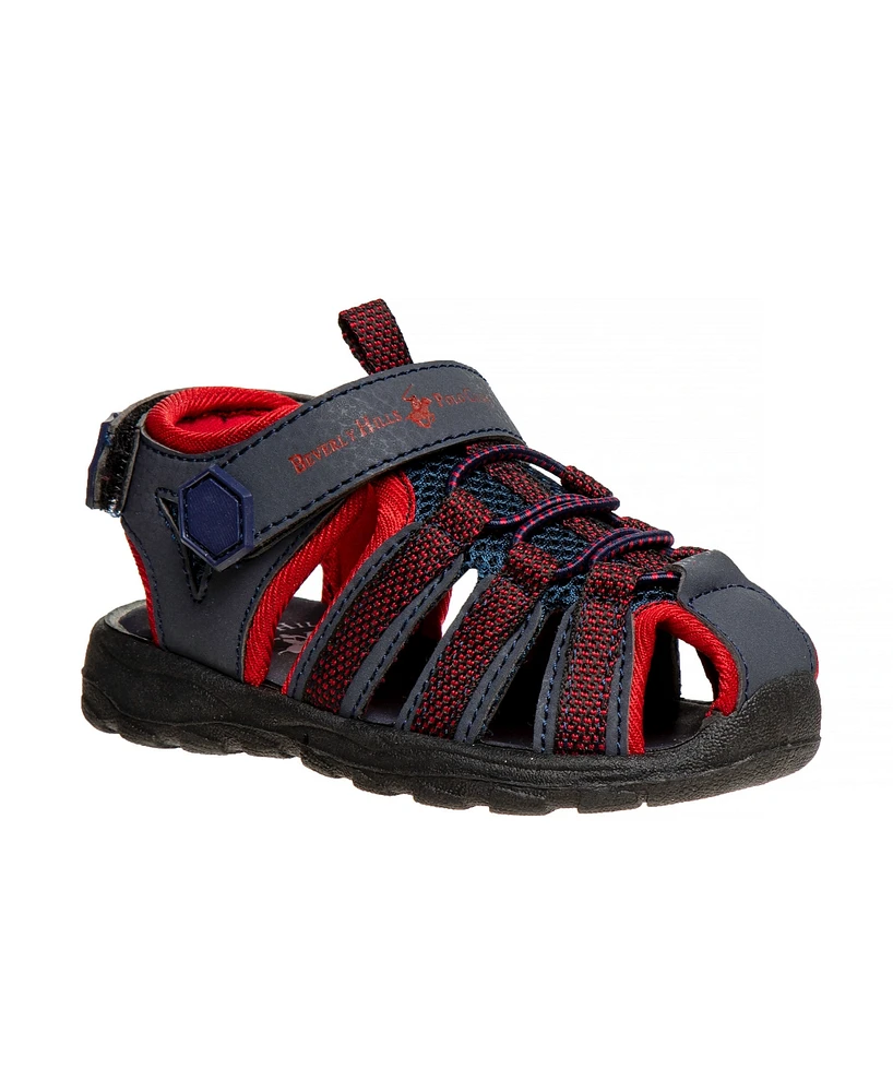 Beverly Hills Polo Club Toddler Hook and Loop Sandals