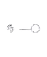 And Now this Silver Plated Ear bud Holder Earring