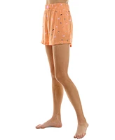 Roudelain Women's Printed Woven Poplin Pajama Shorts